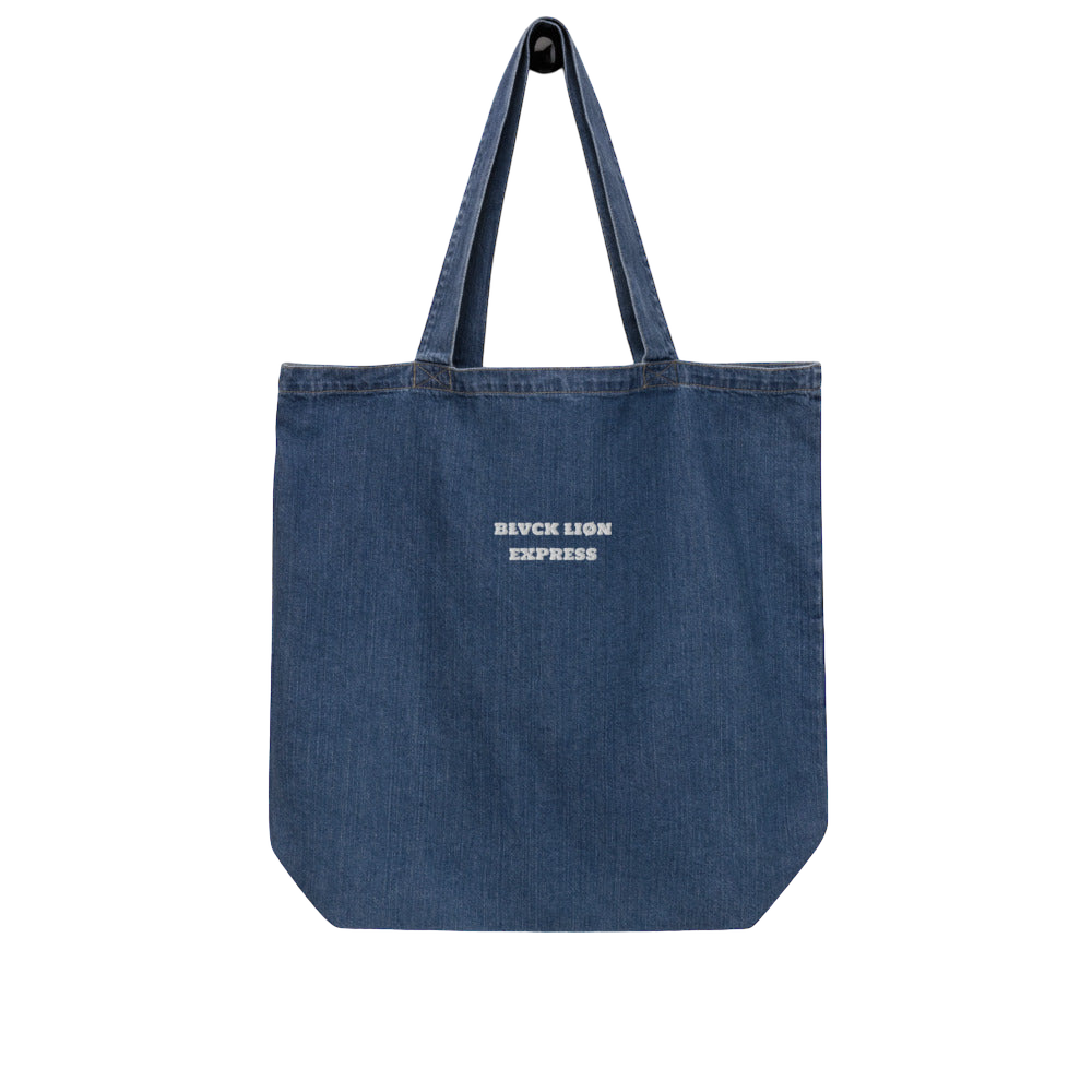 Signature Denim Tote Bag