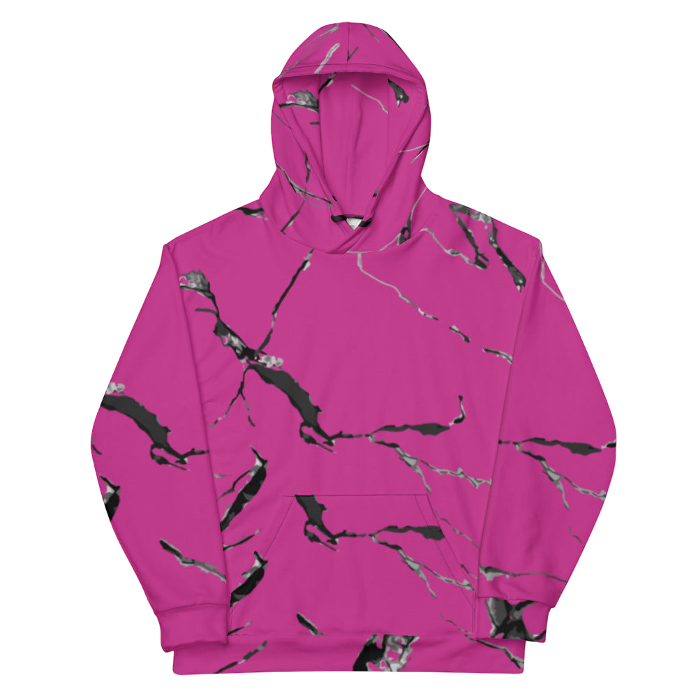 Pink best sale marble hoodie