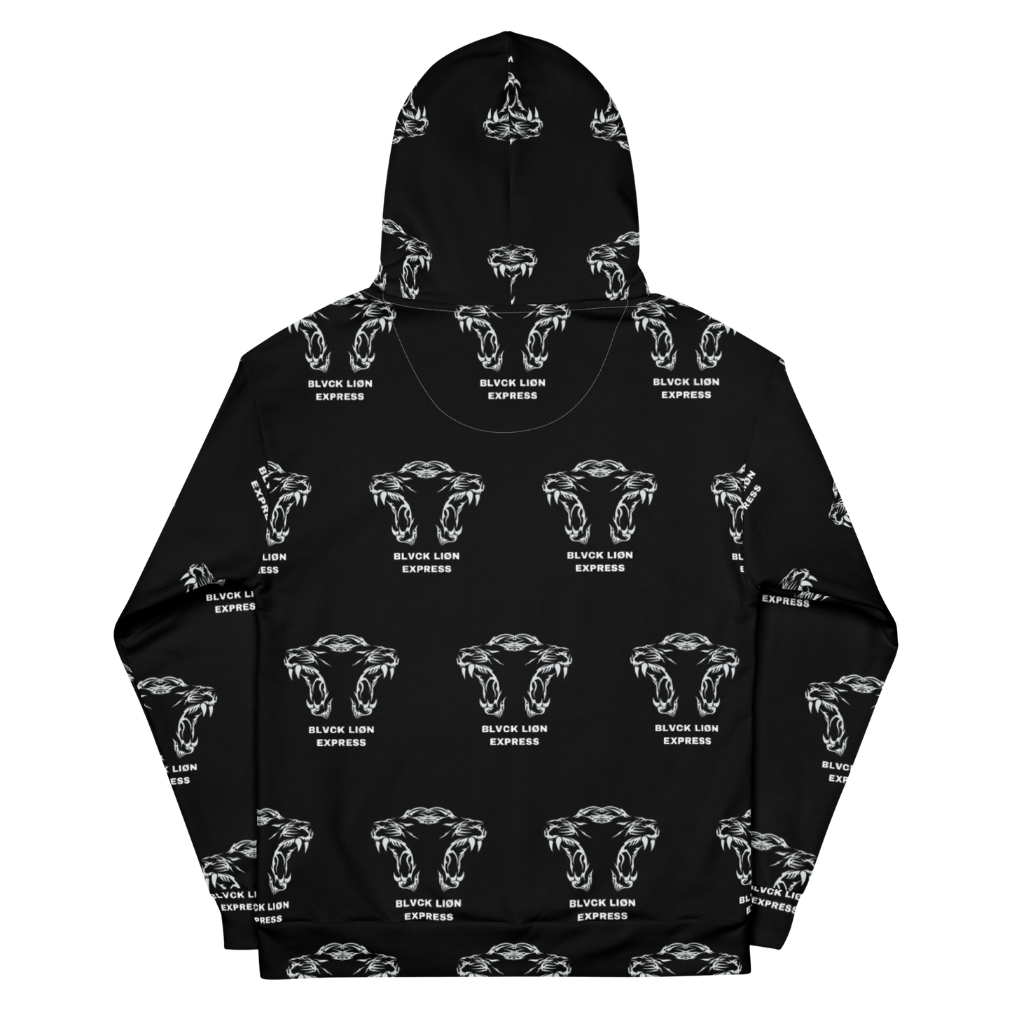 Black Tribal Hoodie - BlvckLionExpress