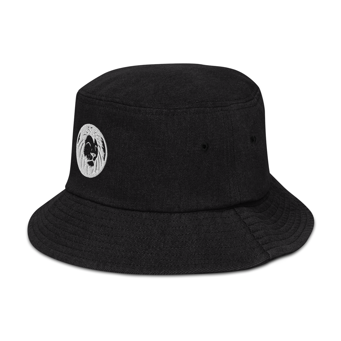 Classic Lion Denim Bucket Hat