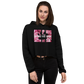 Roses & Paw Crop Hoodie - BlvckLionExpress