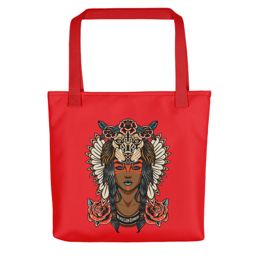 Red Queen Lion Tote bag - BlvckLionExpress