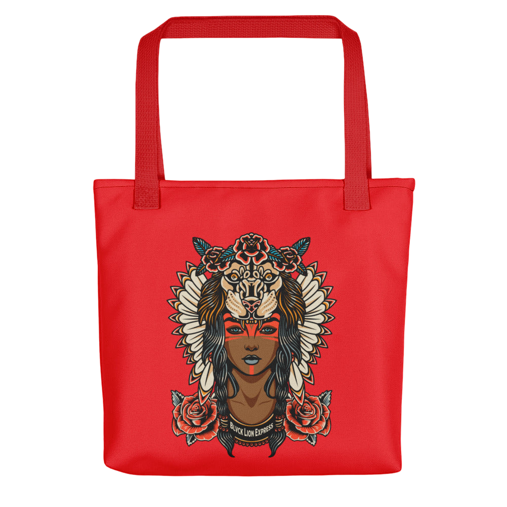 Red Queen Lion Tote bag - BlvckLionExpress