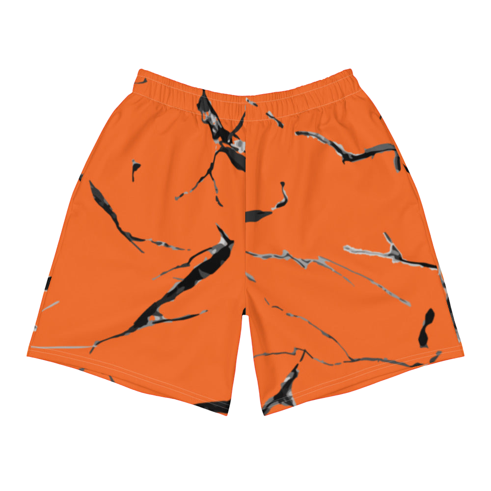 Orange Marble Shorts - BlvckLionExpress