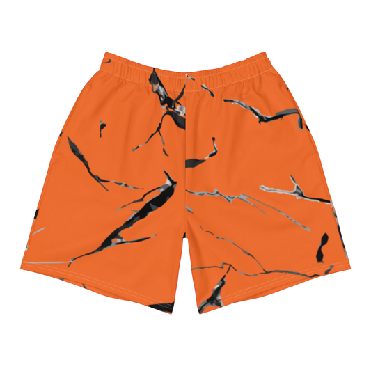Orange Marble Shorts - BlvckLionExpress