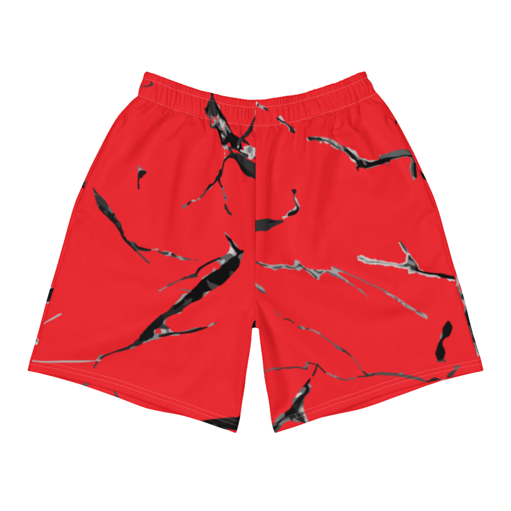 Red Marble Shorts - BlvckLionExpress