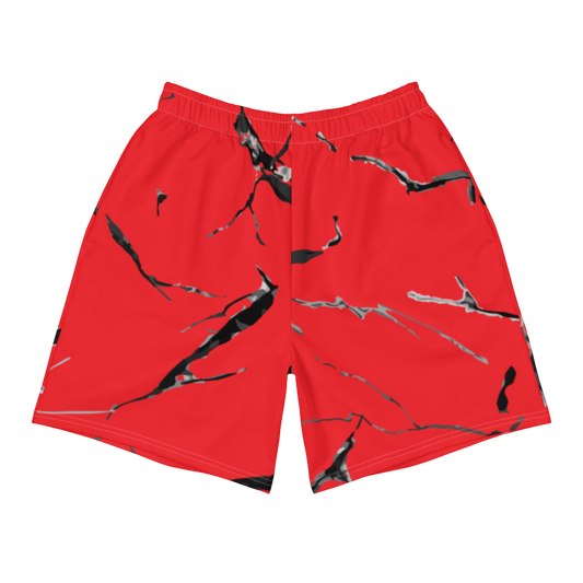 Red Marble Shorts - BlvckLionExpress