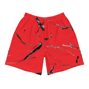 Red Marble Shorts - BlvckLionExpress