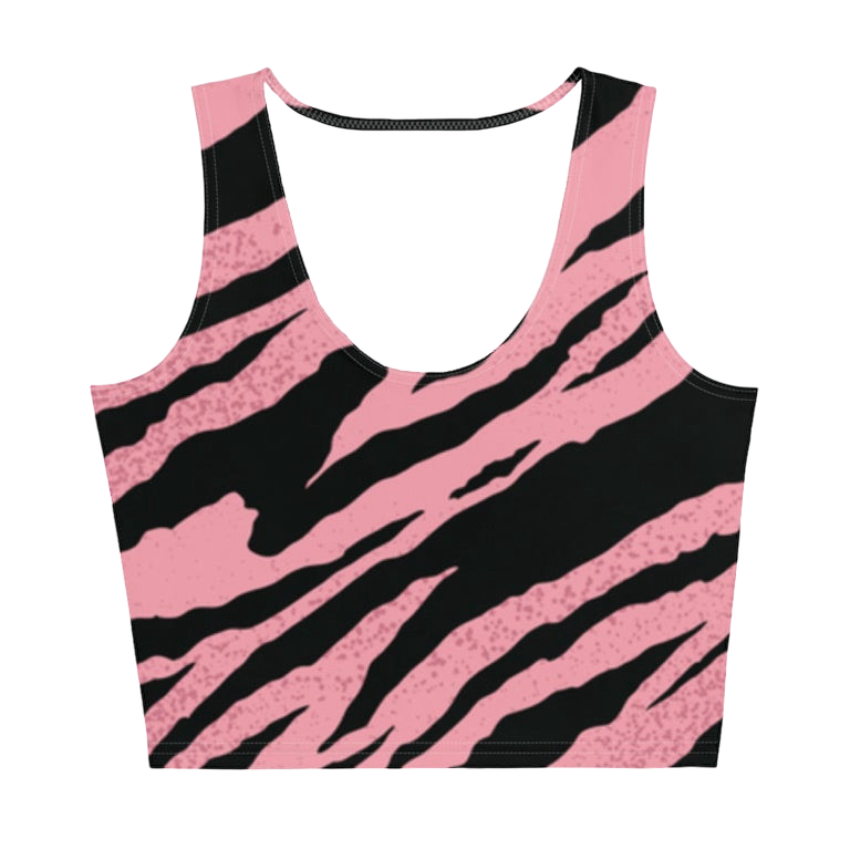 Pink Tiger Crop Top - BlvckLionExpress