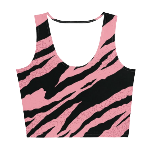 Pink Tiger Crop Top - BlvckLionExpress