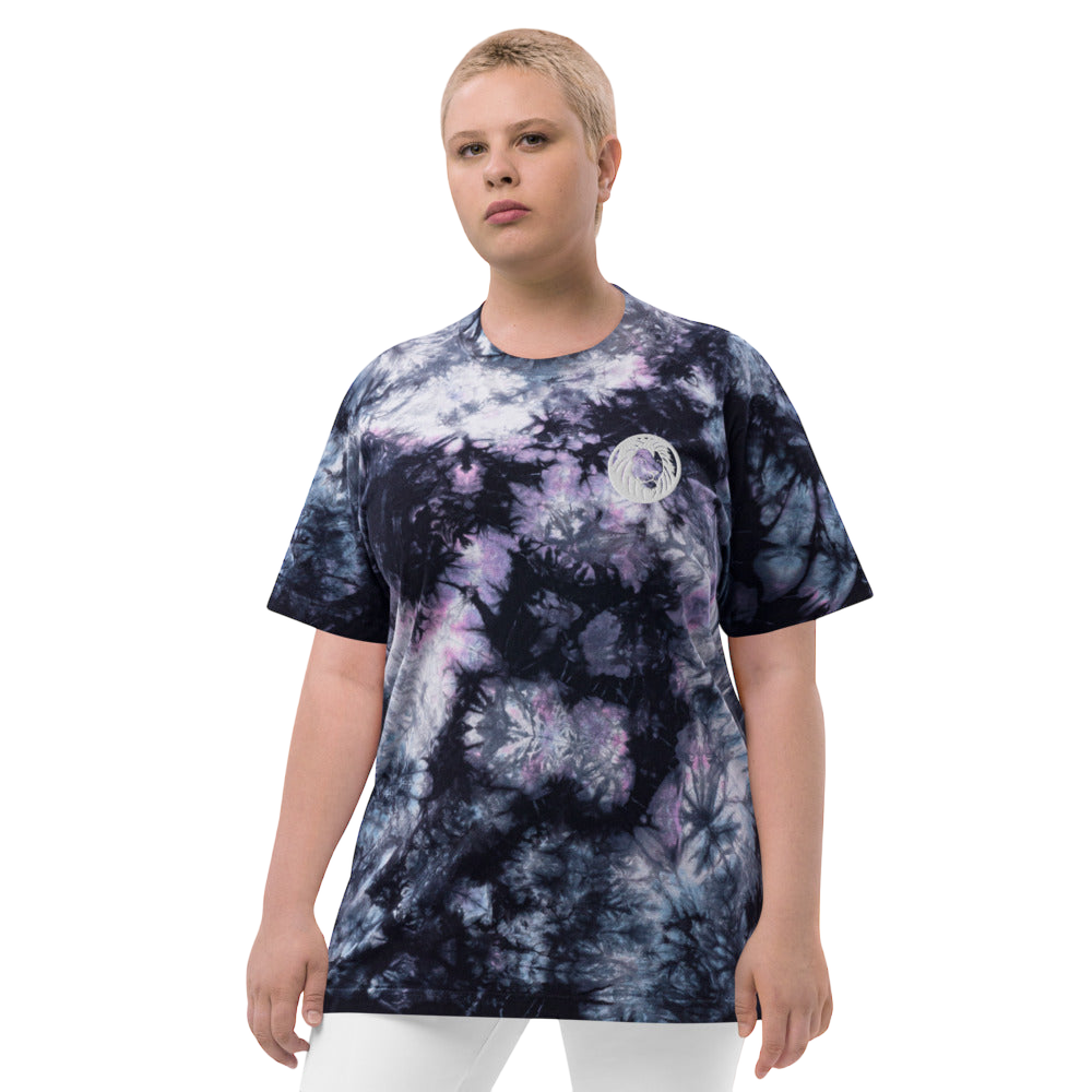 Oversized Milky Way Tie-Dye T-Shirt - BlvckLionExpress