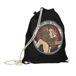 Load image into Gallery viewer, In Blvck Lion We Trust Cotton Drawstring Bag
