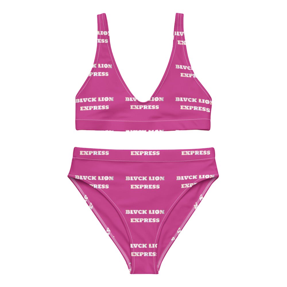 Pink Signature High-Waisted Bikini Set - BlvckLionExpress