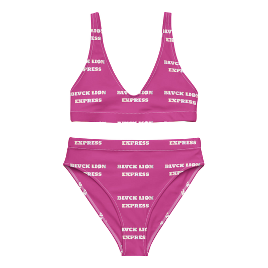Pink Signature High-Waisted Bikini Set - BlvckLionExpress