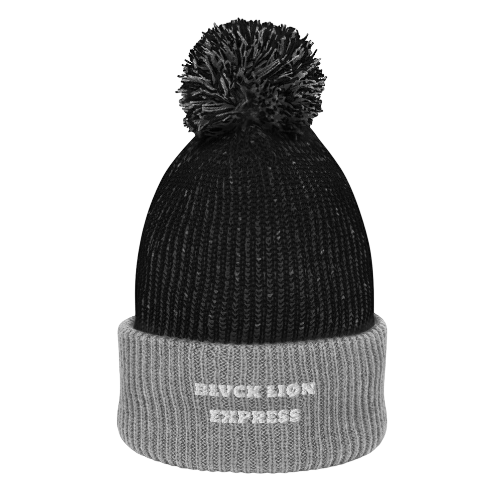 Speckled Pom-Pom Beanie - BlvckLionExpress