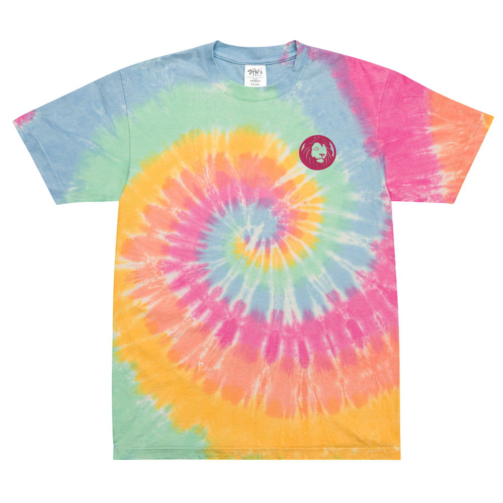 Oversized Sherbet Rainbow Tie-Dye T-Shirt - BlvckLionExpress