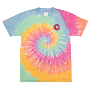 Oversized Sherbet Rainbow Tie-Dye T-Shirt - BlvckLionExpress