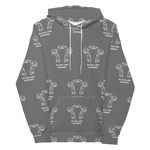 Load image into Gallery viewer, Grey Tribal Hoodie - BlvckLionExpress
