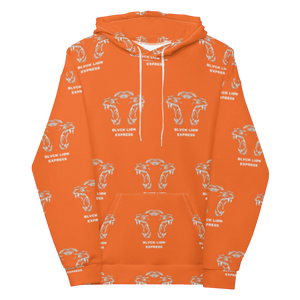 Orange Tribal Hoodie - BlvckLionExpress