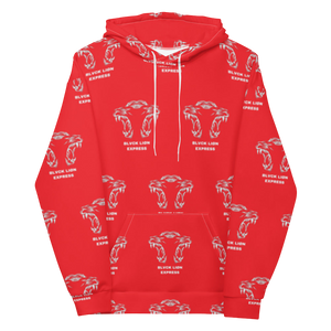 Red Tribal Hoodie - BlvckLionExpress