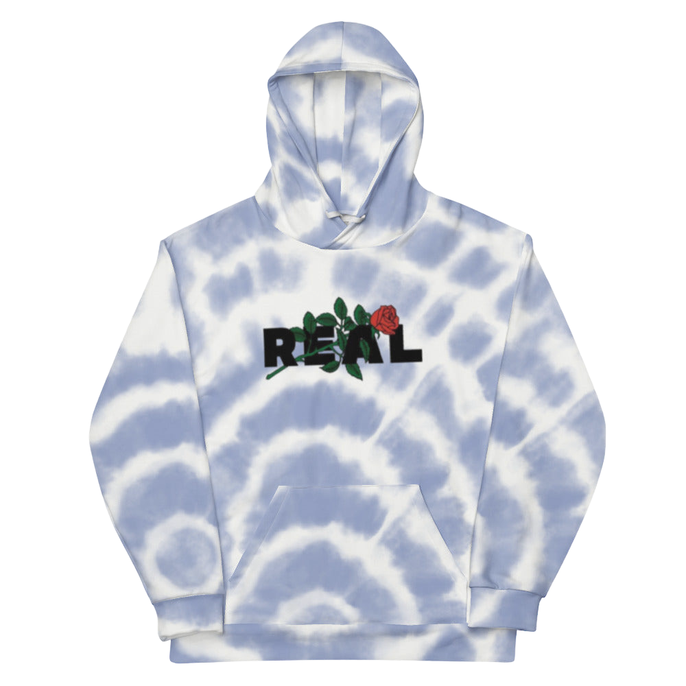 Blue Real Tie Die Hoodie - BlvckLionExpress