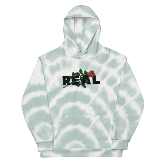 Green Real Tie Dye Hoodie - BlvckLionExpress
