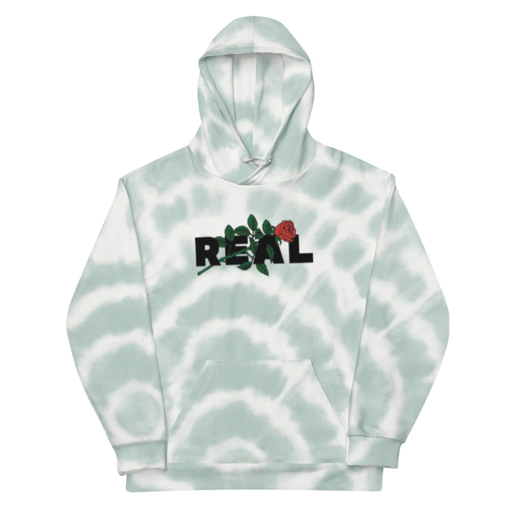 Green Real Tie Dye Hoodie - BlvckLionExpress