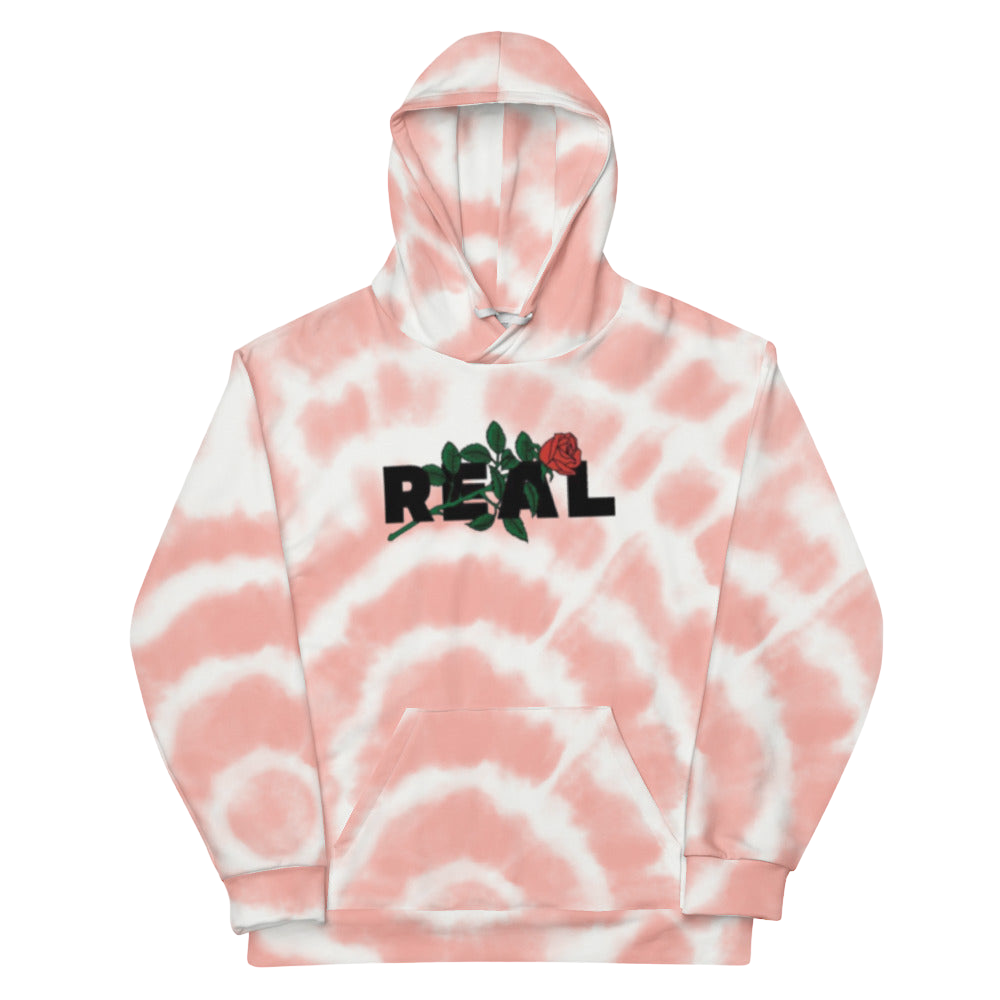 Orange Real Tie Dye Hoodie - BlvckLionExpress