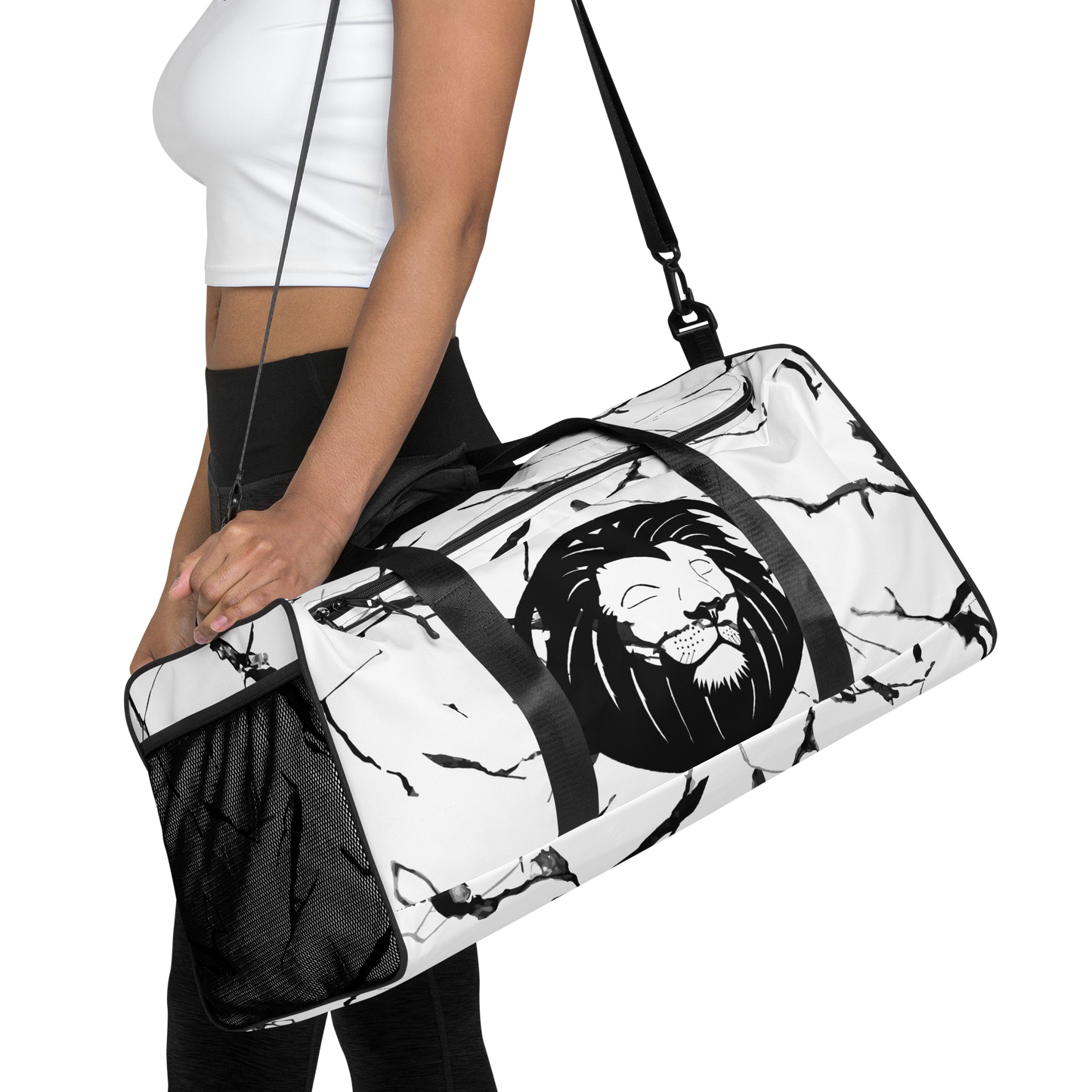 Marble Duffle Bag - BlvckLionExpress