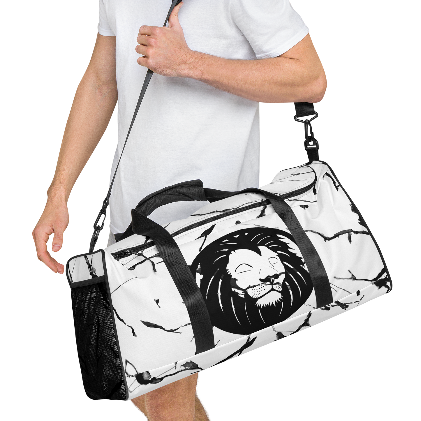 Marble Duffle Bag - BlvckLionExpress
