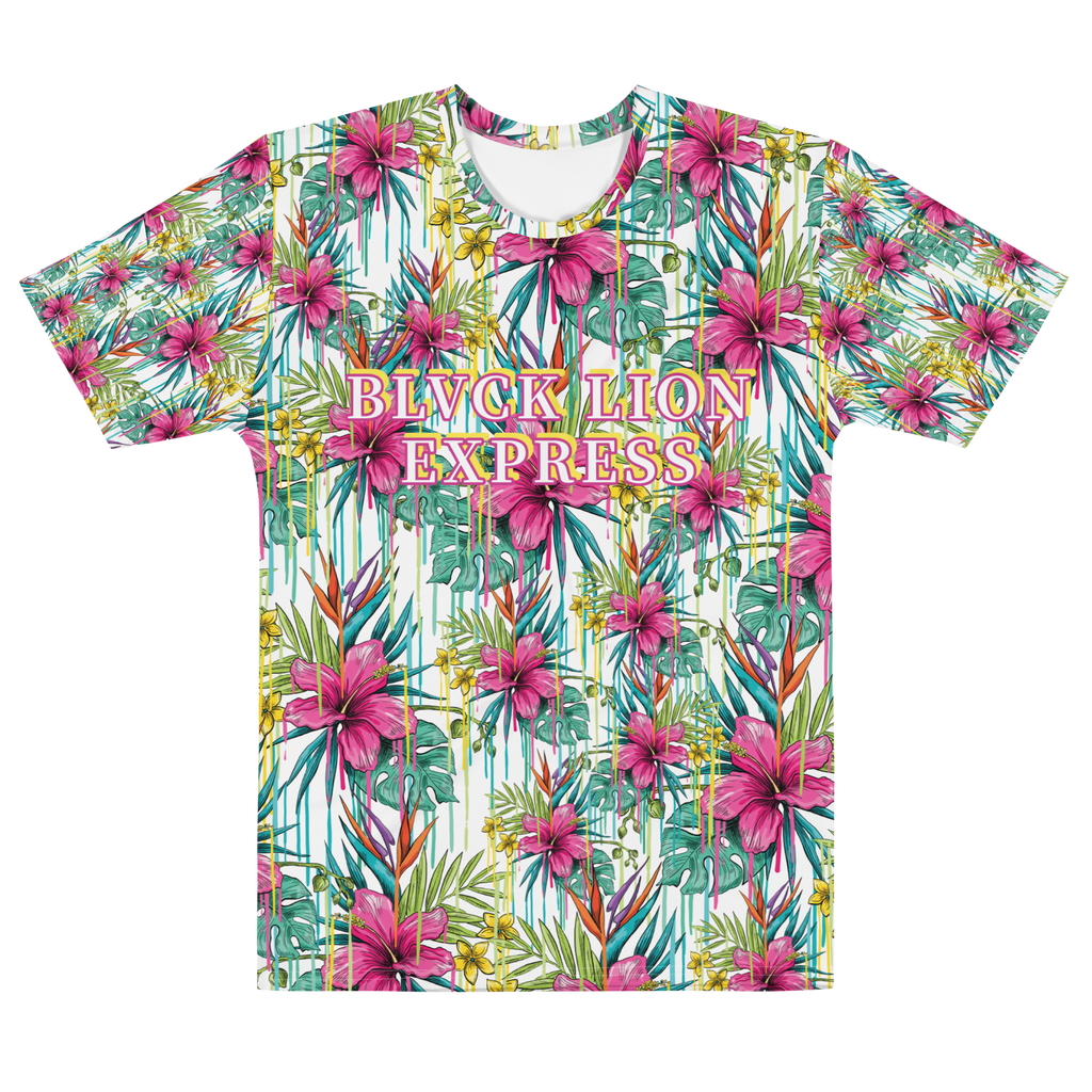 Pink Floral T-shirt - BlvckLionExpress