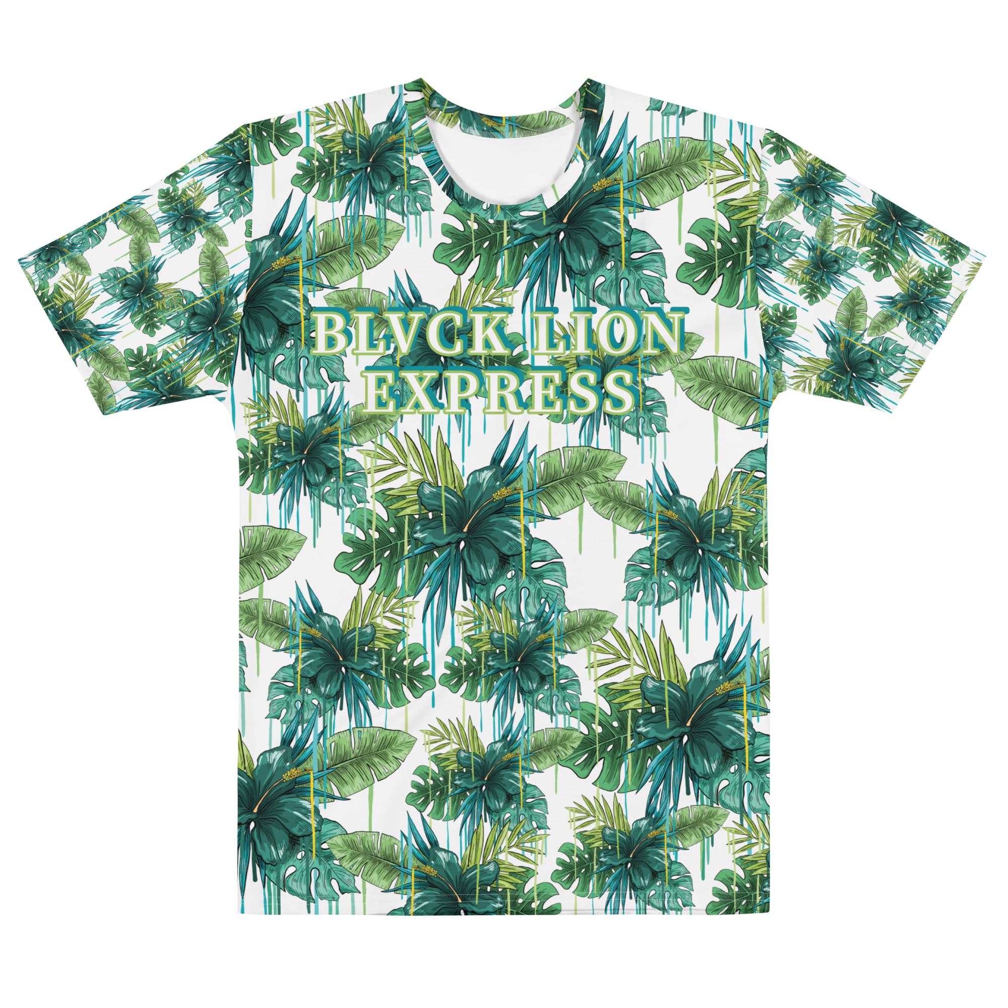 Green Floral T-shirt - BlvckLionExpress