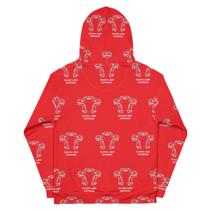 Red Tribal Hoodie - BlvckLionExpress