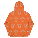 Load image into Gallery viewer, Orange Tribal Hoodie - BlvckLionExpress
