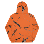 Load image into Gallery viewer, Orange Marble Hoodie - BlvckLionExpress
