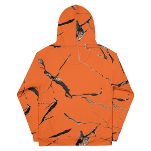 Orange Marble Hoodie - BlvckLionExpress