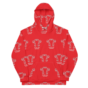 Red Tribal Hoodie - BlvckLionExpress