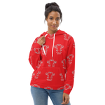 Load image into Gallery viewer, Red Tribal Hoodie - BlvckLionExpress
