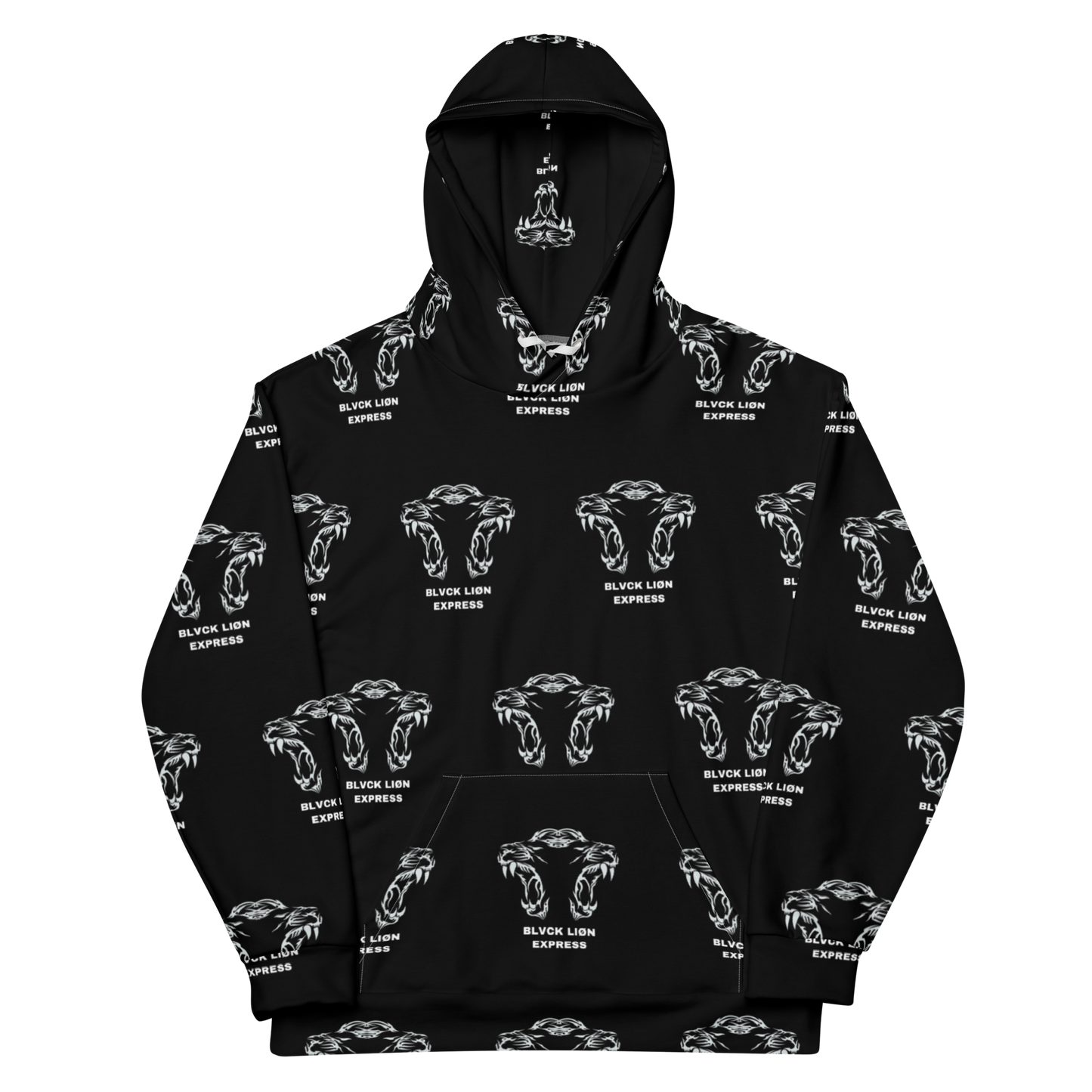 Black Tribal Hoodie - BlvckLionExpress