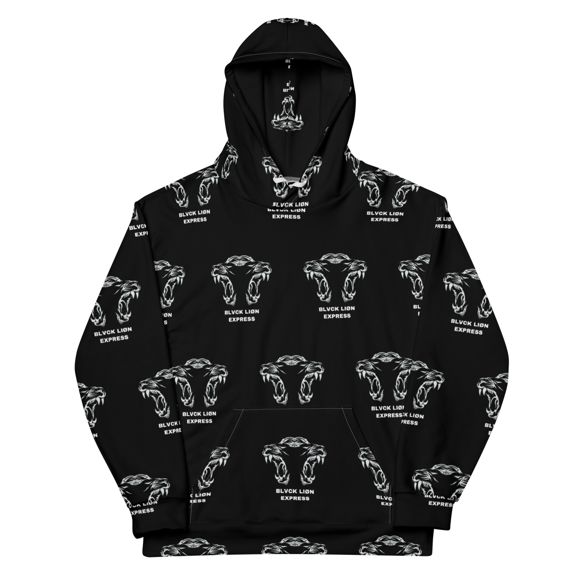 Black Tribal Hoodie - BlvckLionExpress