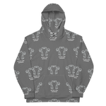 Load image into Gallery viewer, Grey Tribal Hoodie - BlvckLionExpress
