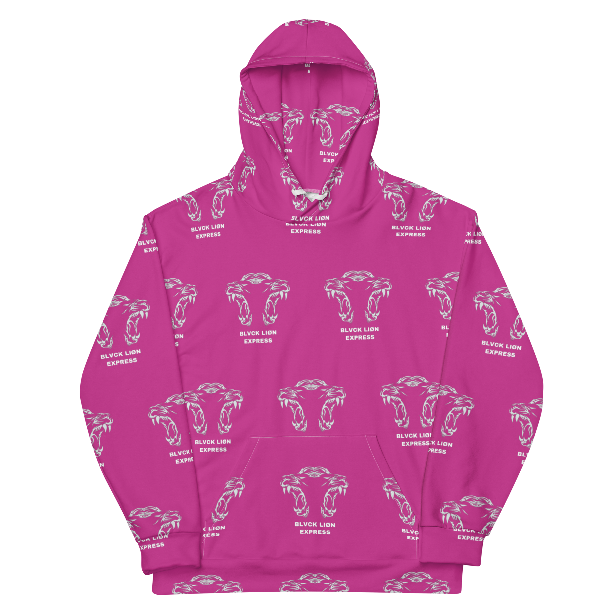 Pink Tribal Hoodie - BlvckLionExpress