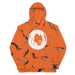 Load image into Gallery viewer, Orange Marble Hoodie - BlvckLionExpress
