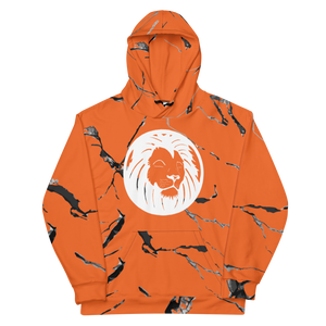 Orange Marble Hoodie - BlvckLionExpress