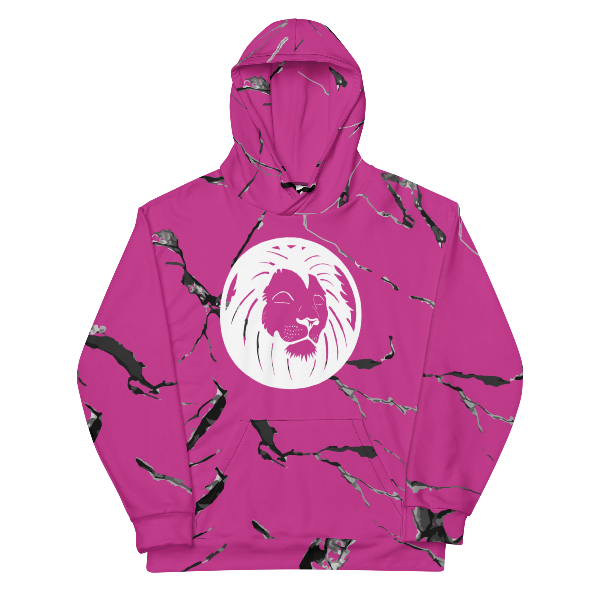 Pink Marble Hoodie - BlvckLionExpress