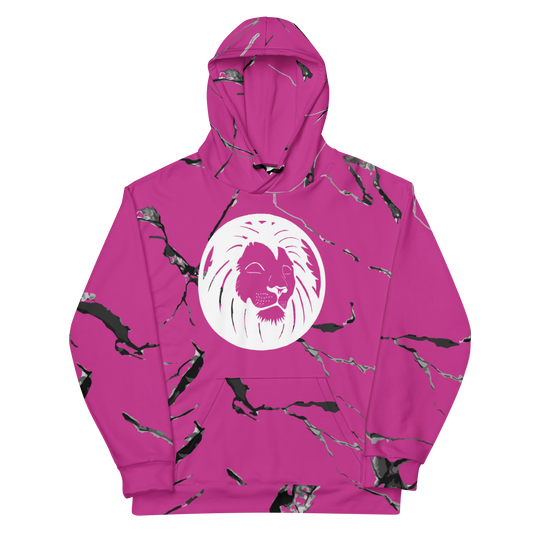 Pink Marble Hoodie - BlvckLionExpress