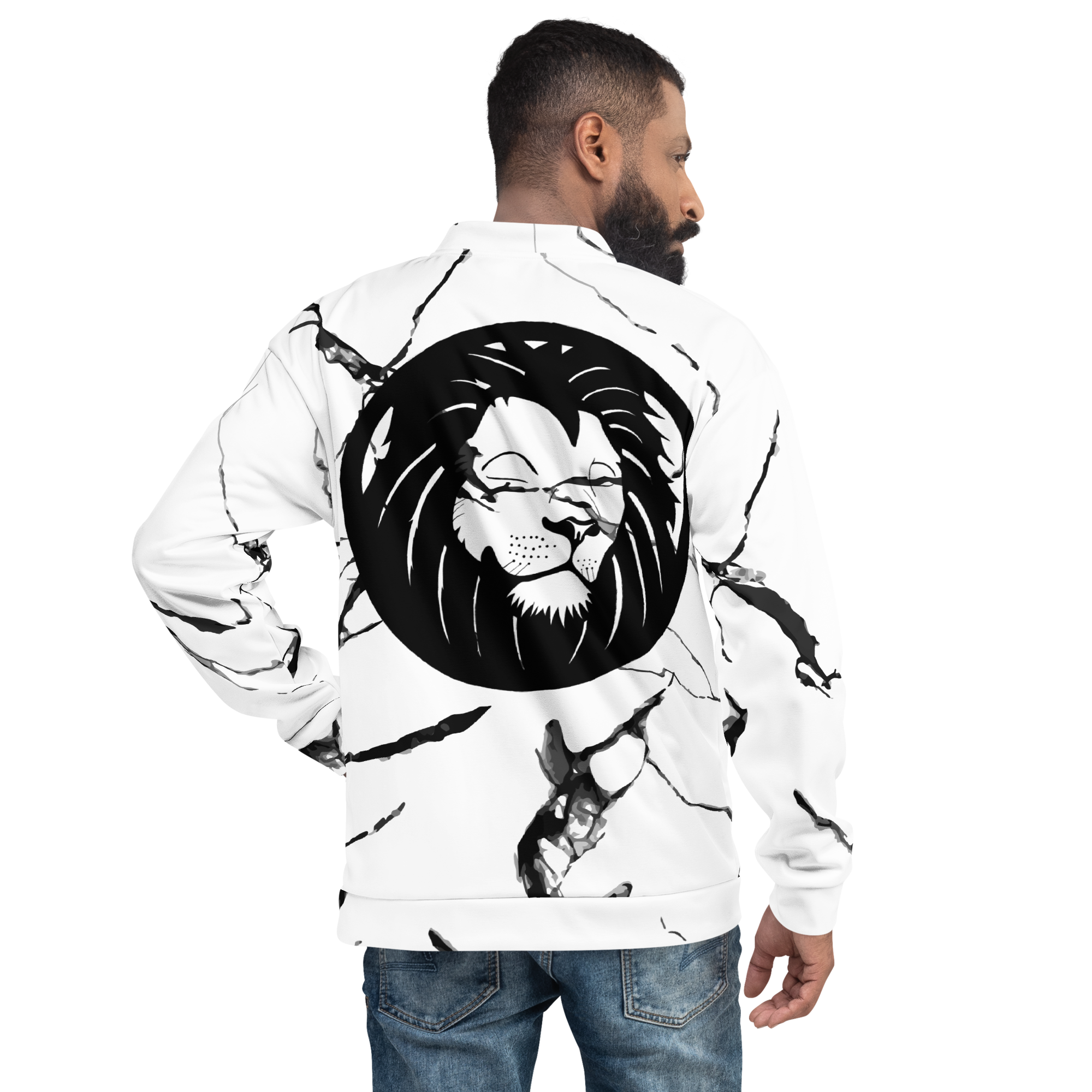 Marble Bomber Jacket - BlvckLionExpress