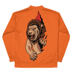 Load image into Gallery viewer, Orange Lion Paw Bomber Jacket - BlvckLionExpress
