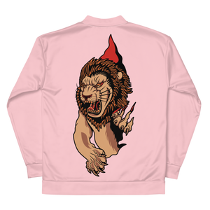 Pink Lion Paw Bomber Jacket - BlvckLionExpress