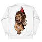 White Lion Paw Bomber Jacket - BlvckLionExpress